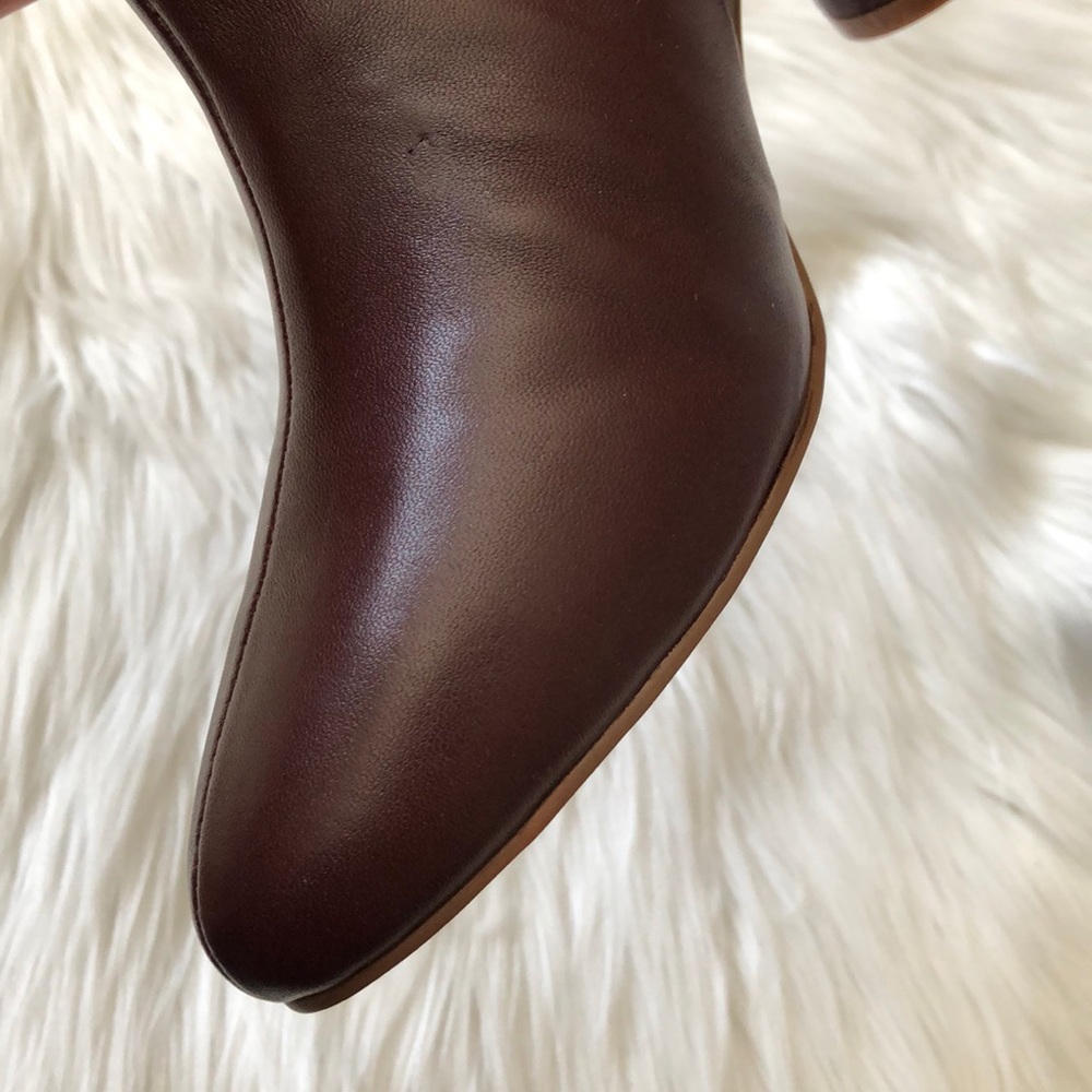 Nanette Nanette Lepore Plum Leather Glory Bootie - Picture 2 of 9